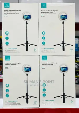 Usams Portable Live Show LED Ring Light Selfie Stick