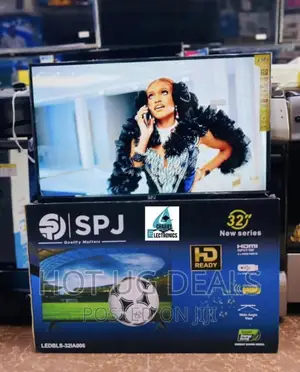 SPJ 32 Inch Digital LED TV With Inbuilt Decoder -black