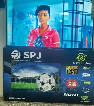 SPJ 43inch Digital Fullhd TV With Inbuilt Free to Air- Black