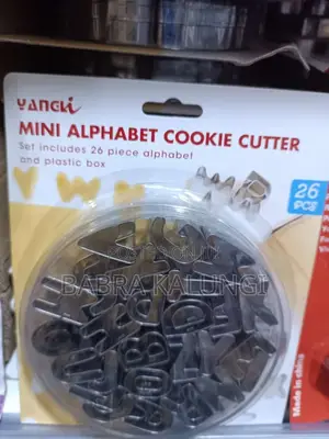 26pc Alphabet Cookie Cutter