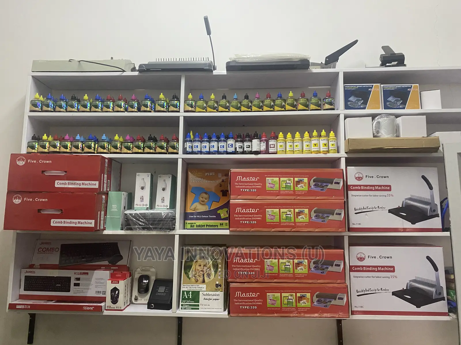 Laminator, Ink,Binding Machine,Sublimation Papers,Mouse Pads