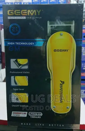 Geemy Rechargeable Hair Trimmer - Gold