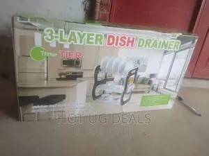 3 Layer Dish Rack - Black