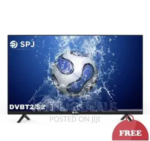 SPJ 32 Inch Digital LED TV With Inbuilt Decoder -black