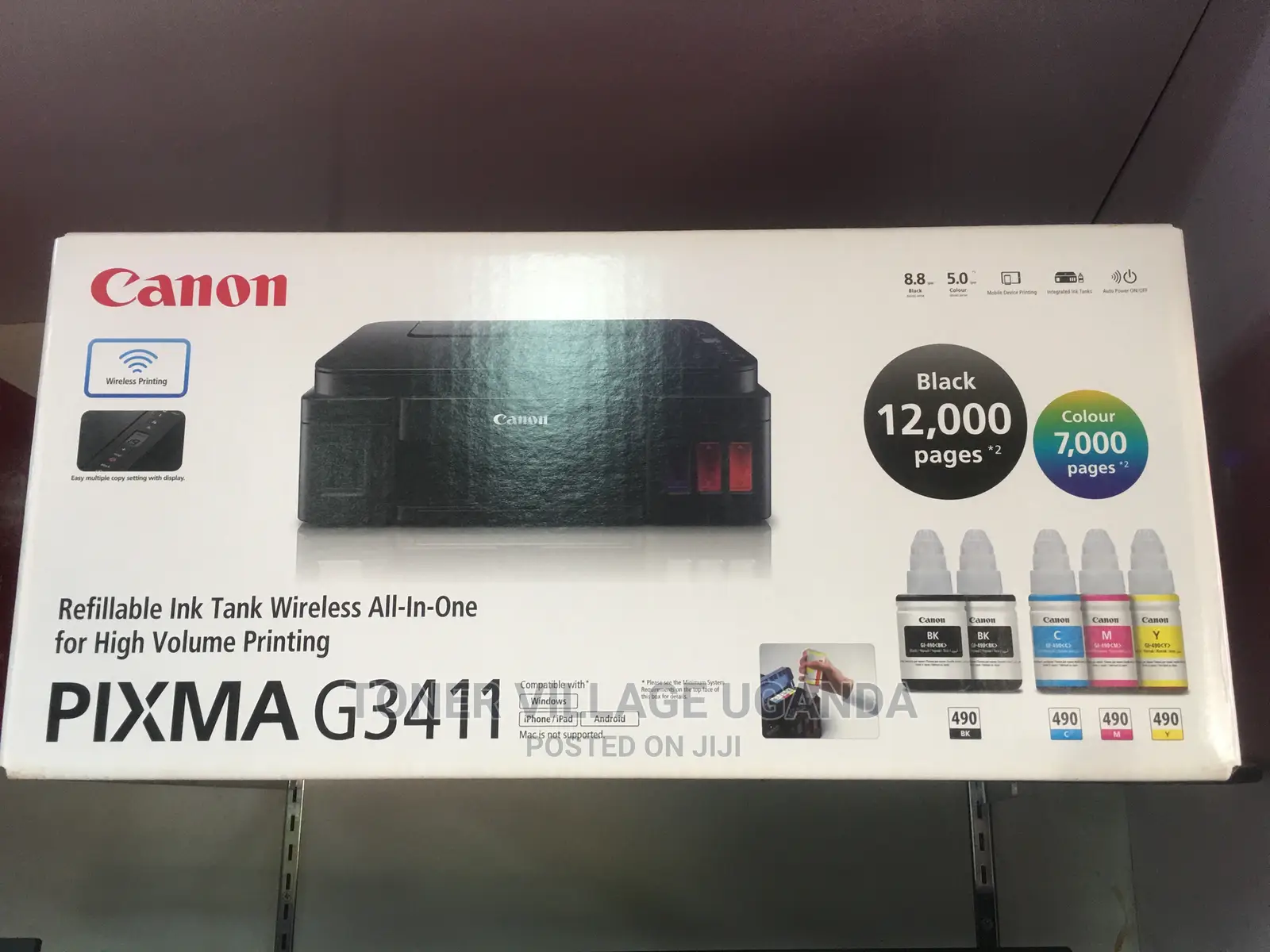 Canon Pixma G3411 Wireless Ink Tank Printer