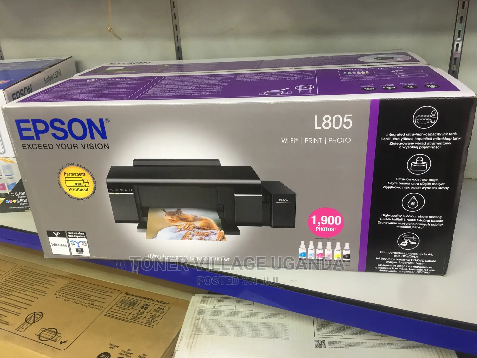 Epson L805 Wi-Fi Photo Ink Tank Printer