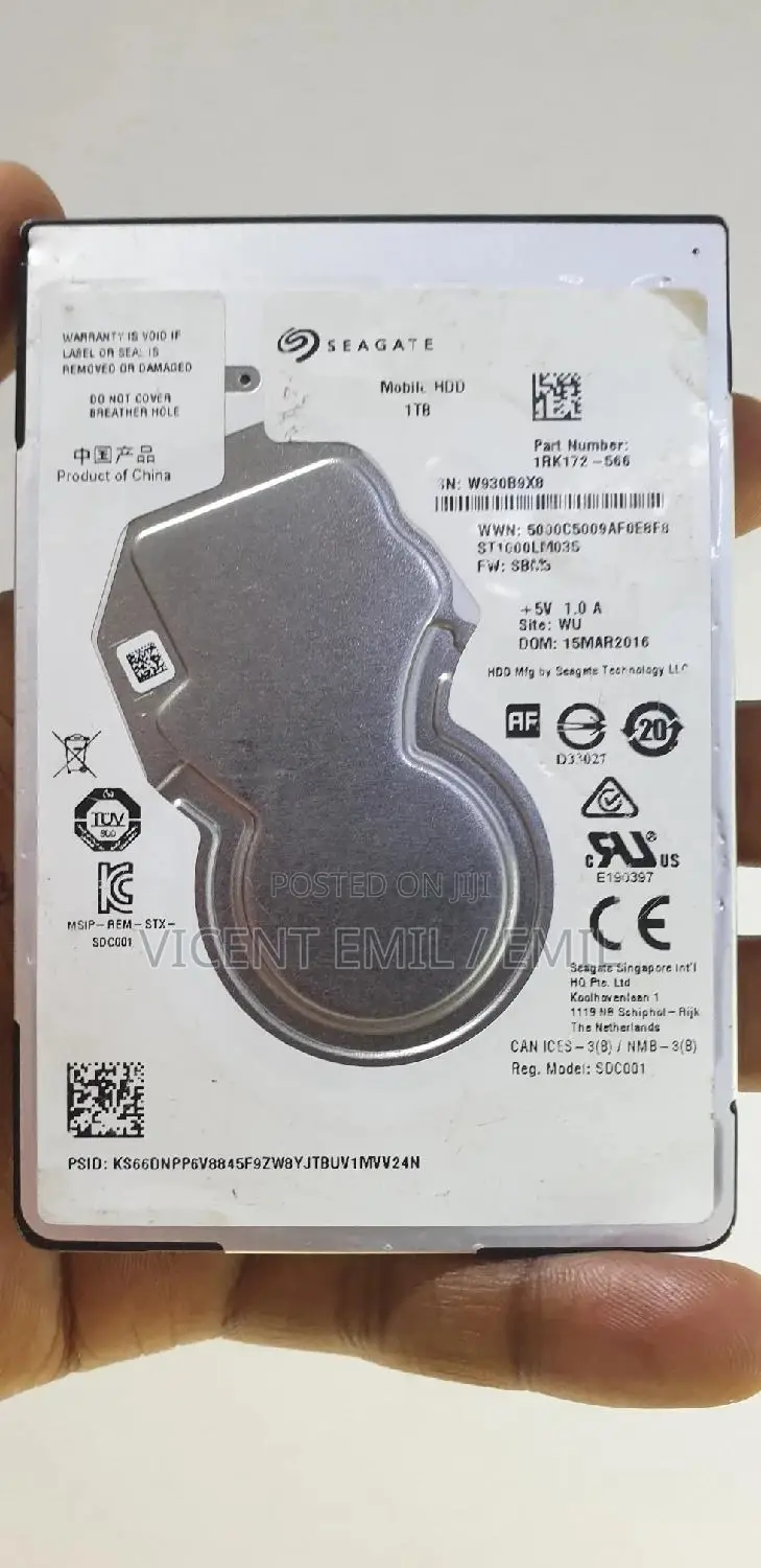 Hard Drive for Laptop 1TB