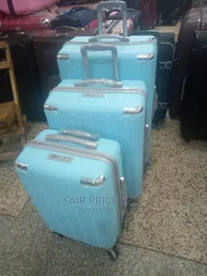 Original Plastic Suitcases .Large.( Blue)