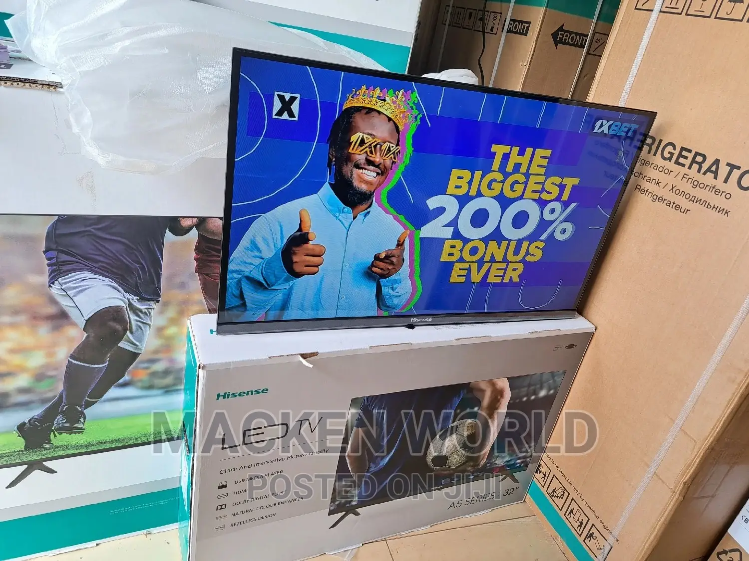 32 Hisense Digital Frameless Inbuilt Free to Air Decoder TV