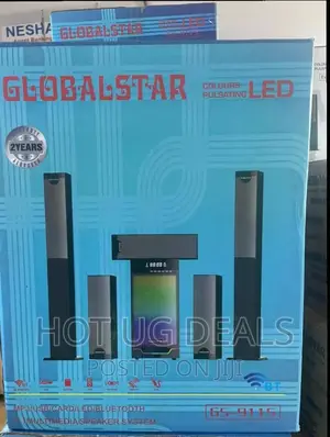5 in 1 Globalstar Deep Bass Home Theater System With Remote