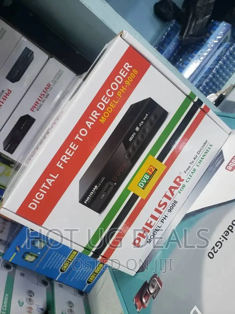 Phelistar Free to Air Decoder With All Local Channels- Black