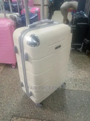 Original Plastic Suitcases.Medium.(Cream)
