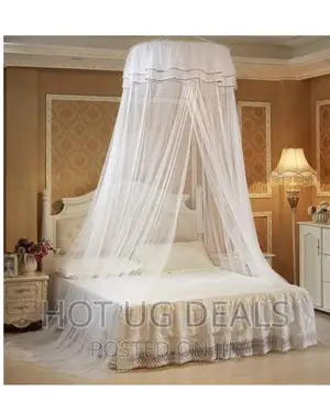 6*6 Round Hanging Mosquito Net - White