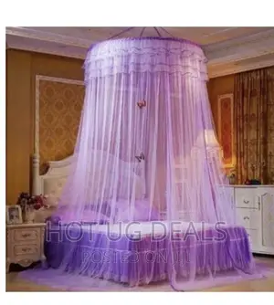 6by6 Round Hanging Mosquito Net- Purple
