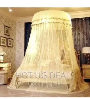 6by6 Round Hanging Mosquito Net- Cream