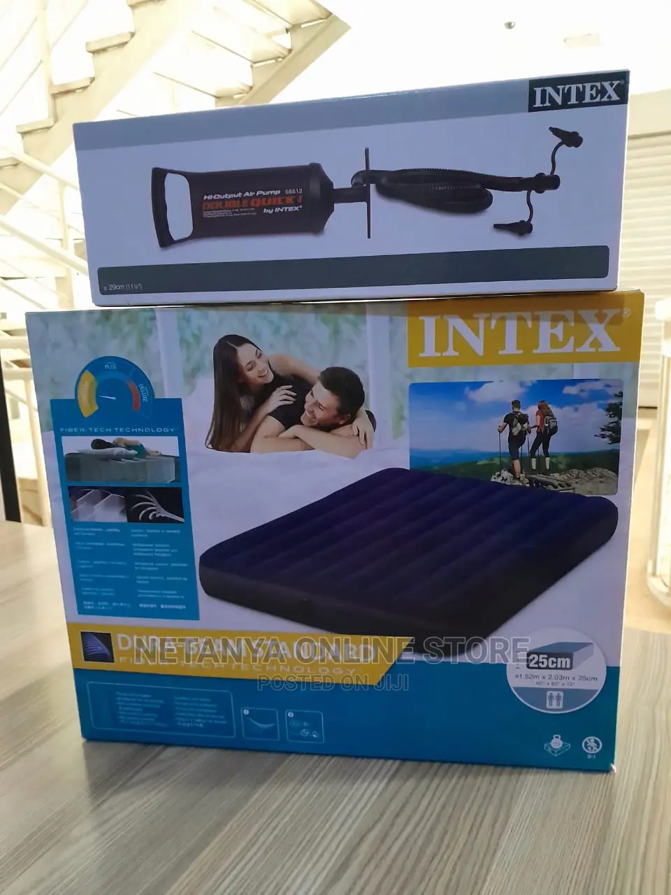 Inflatable Mattress With Pump