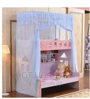 Double Decker Mosquito Net- Blue