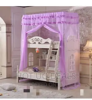 Double Decker Mosquito Net Purple
