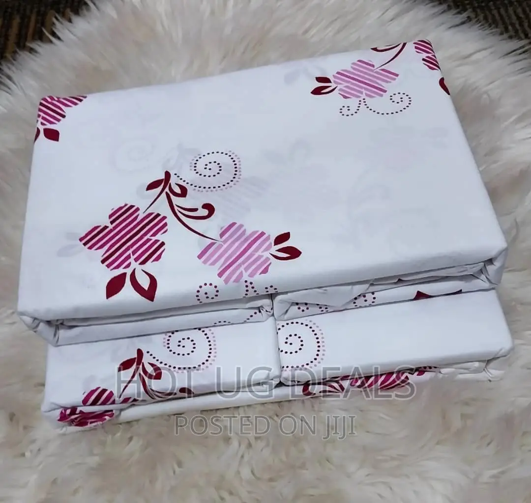 6pcs 6x6 Cotton Bedsheets With 4 Pillowcases- Multi Designs