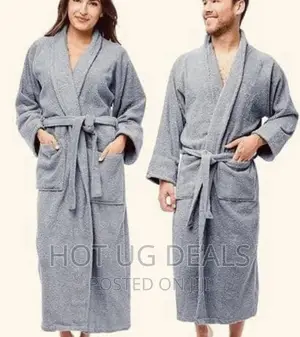 Unisex Cotton Bathrobe With Varying Designs