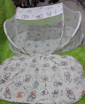Foldable 3 Piece Baby Net With Cotton Pillow and Pad