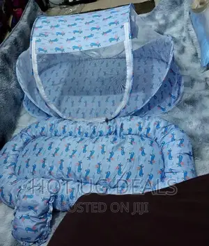 Foldable 3 Piece Baby Net With Cotton Pillow and Pad