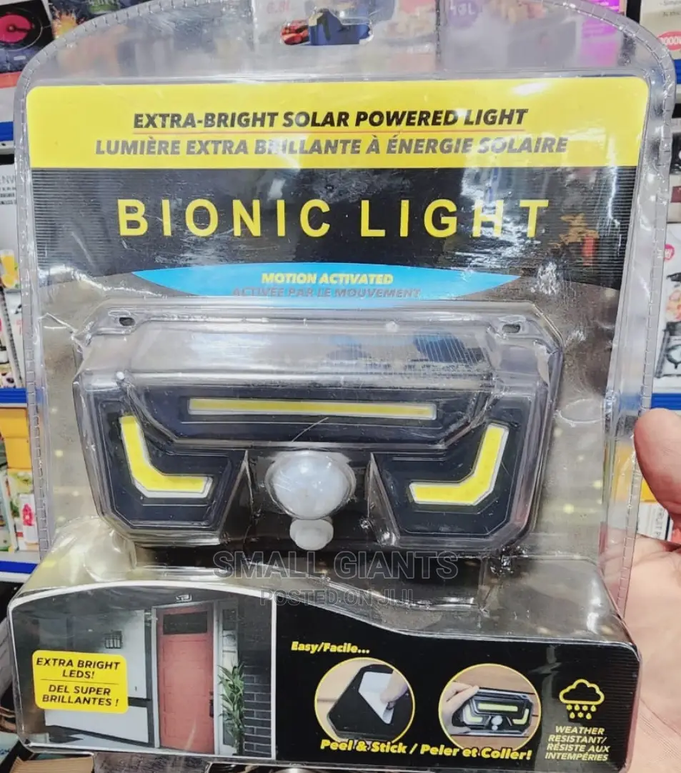 Bionic Light, Outdoor Lamp With Motion Sensor Solar Panel
