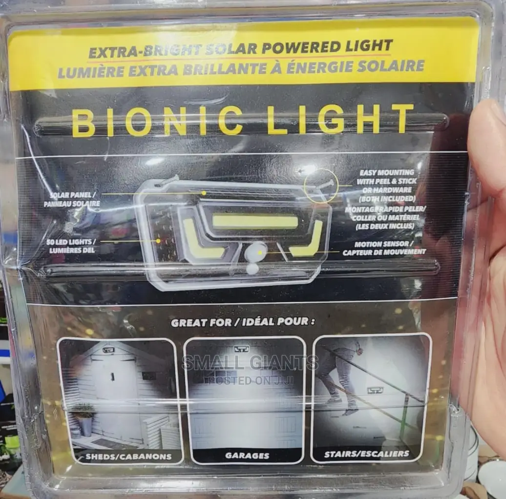 Bionic Light, Outdoor Lamp With Motion Sensor Solar Panel