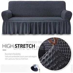 3:1:1 Dark Grey Five Seater Elastic Sofa Covers