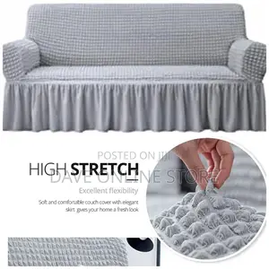 3:1:1 Light Grey Five Seater Elastic Sofa Covers