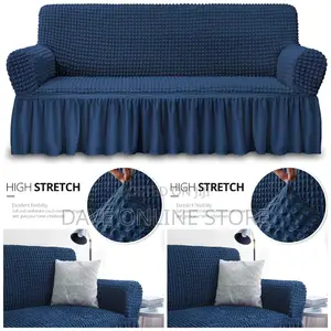 3:1:1 Navy Blue Five Seater Elastic Sofa Covers