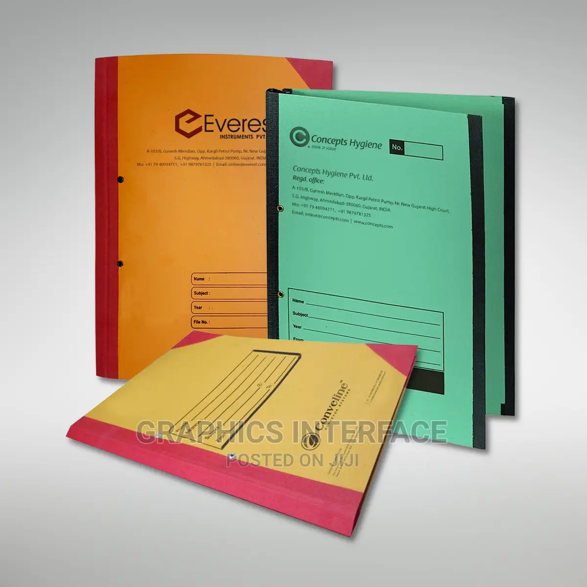 Books Printing ,Office File Branding, School Book Covers