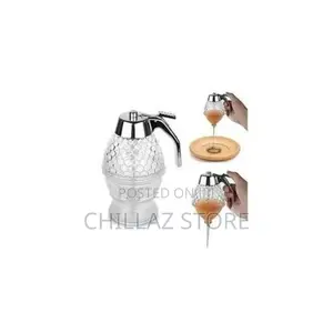 Glass Honey Dispenser.