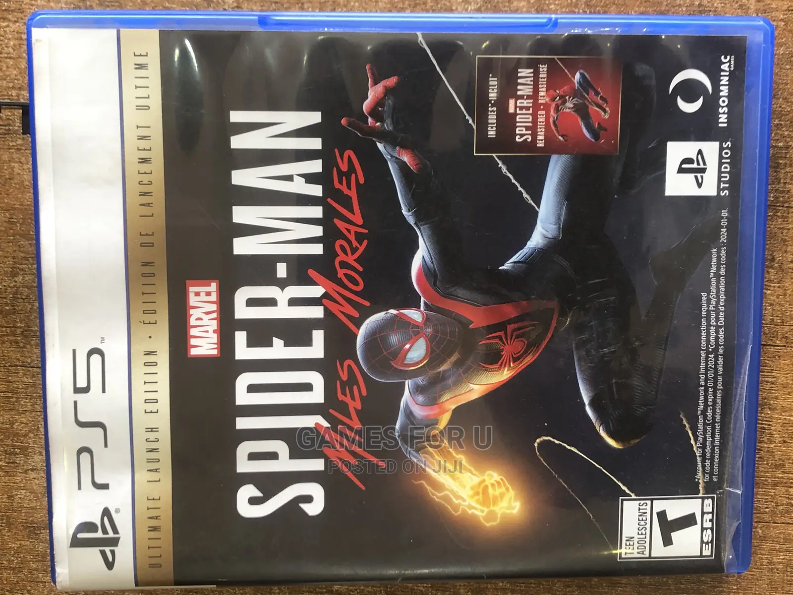 Spiderman Miles Morales Ps5