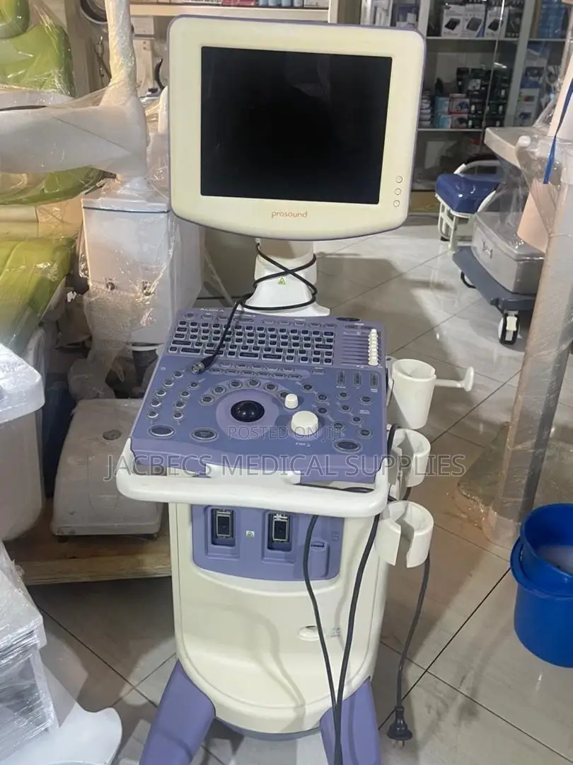 Single Probe Utrasound Scan Black and White