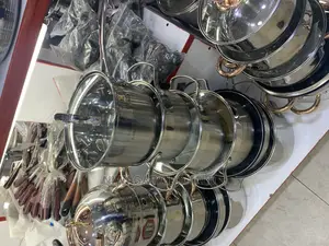 6pc Full Serving and Cookware Set Dish With Frying Pan
