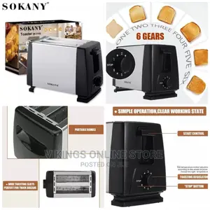 Sokany Fast Heating 2 Slice Electric Bread Toaster Oven