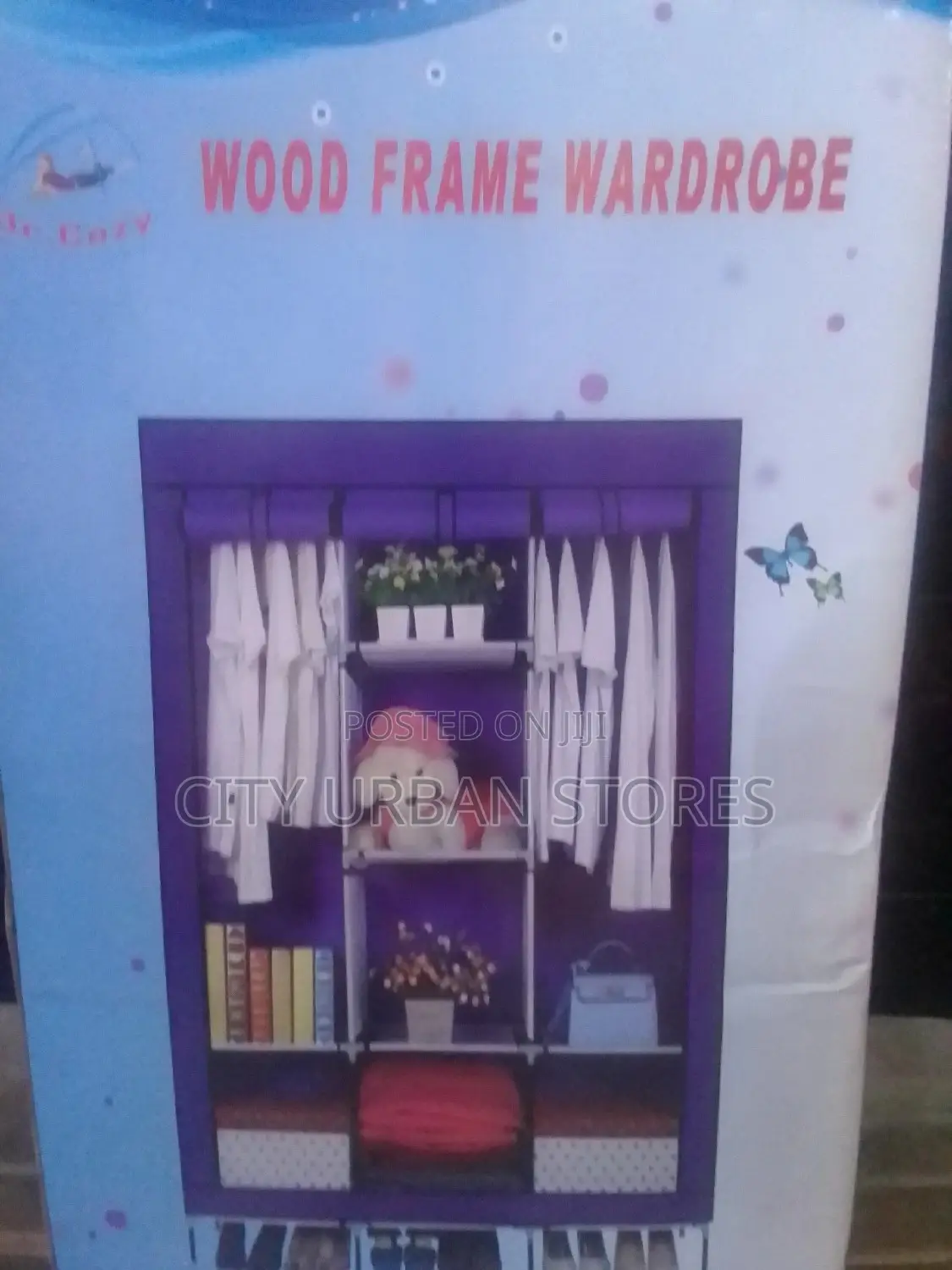 Wood Frame Wardrobe