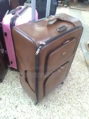 Yuoyae Leather Suitcase