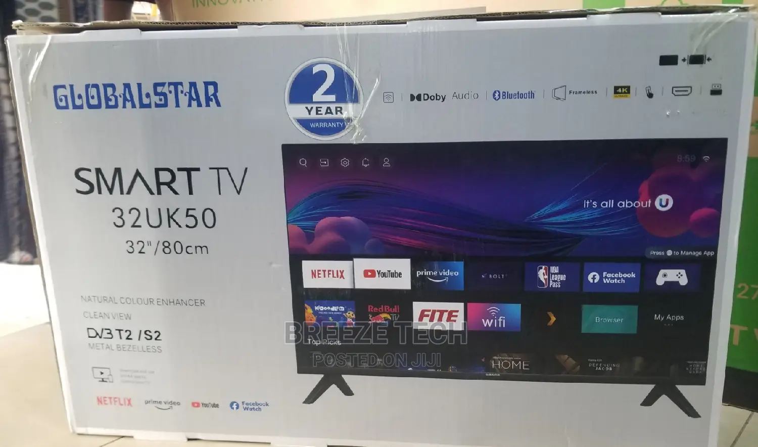 32"Globalstar Smart Tv
