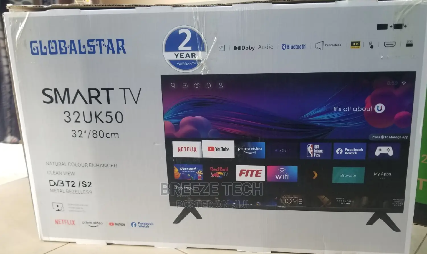 32"Globalstar Smart Tv