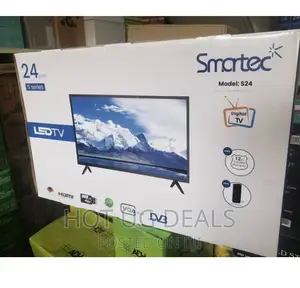 Smartec 24inch Inbuilt Digital Decoder Ultra Led Tv – Black