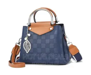 Ladies Fashion Handbags - Blue,Brown