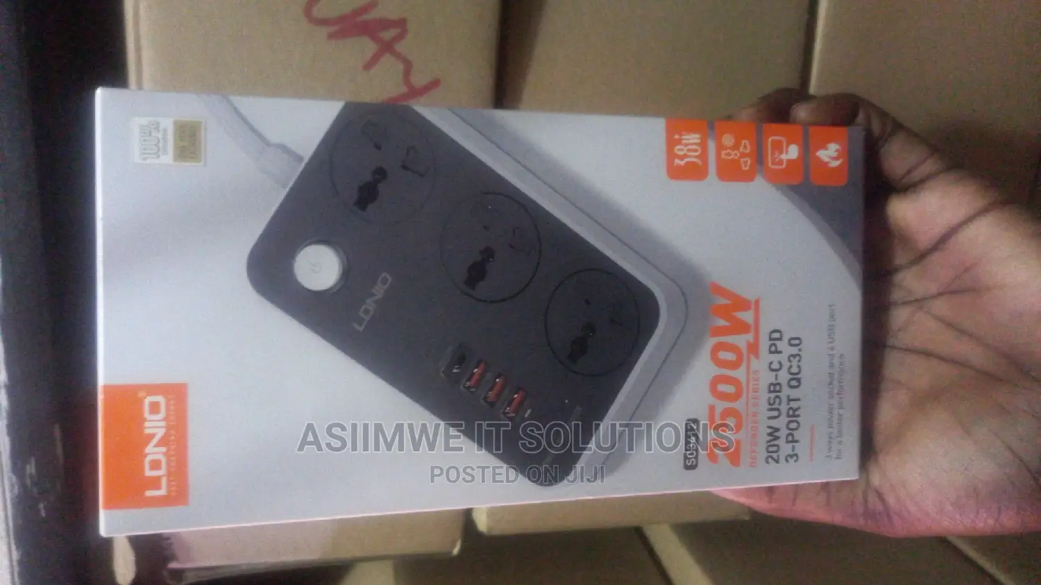 Power Extension Cable With USB Ports