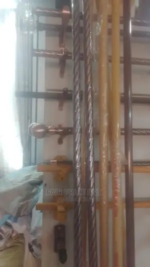 Mettalic Curtains Rods.( Brown)