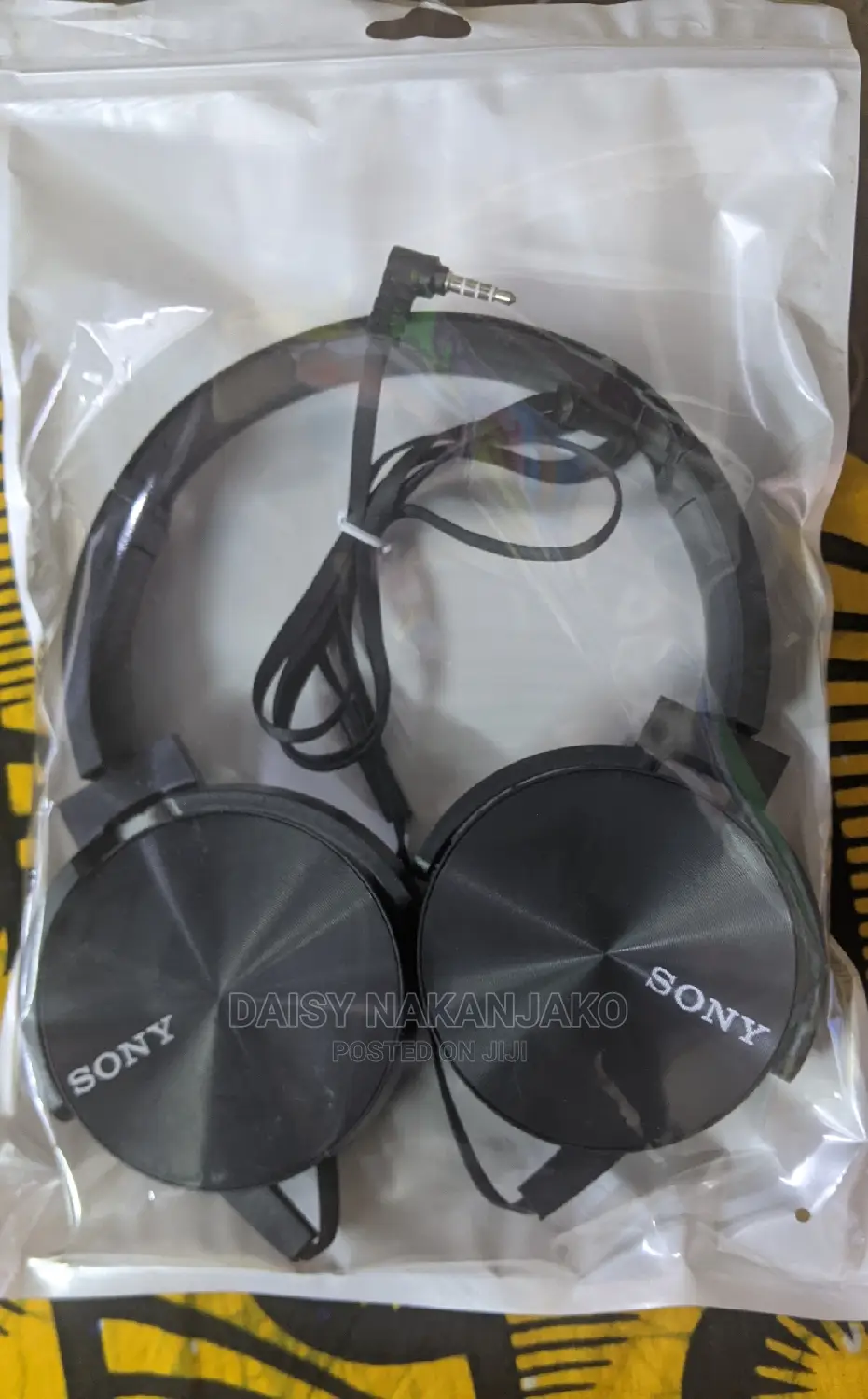 Sony Headphones Black Wired
