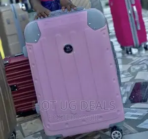 4 Wheels Medium Size Waterproof Travel Suitcase - Purple
