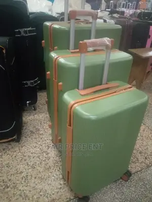 Original Plastic Suitcases.Medium.( Green)