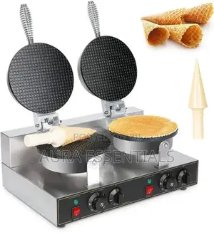Double Commercial Ice Cream Cone/ Waffle and Biscuit Maker