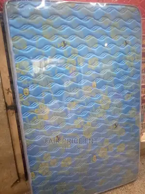 Mattress Quilted Density.5x6x6inches.( Blue)